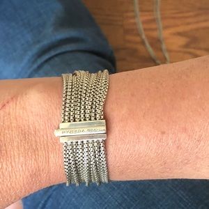 David Yurman chain silver bracelet